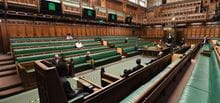 MPs sitting in the Houses of Commons